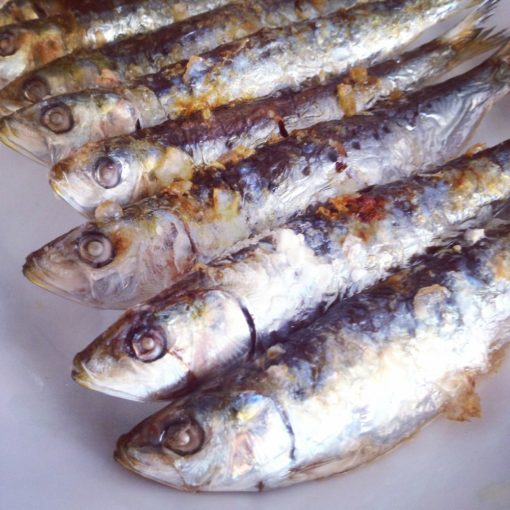 Sardinas espetadas