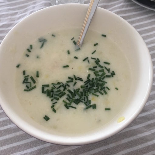 sopa escocesa de pescado
