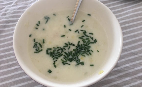 sopa escocesa de pescado